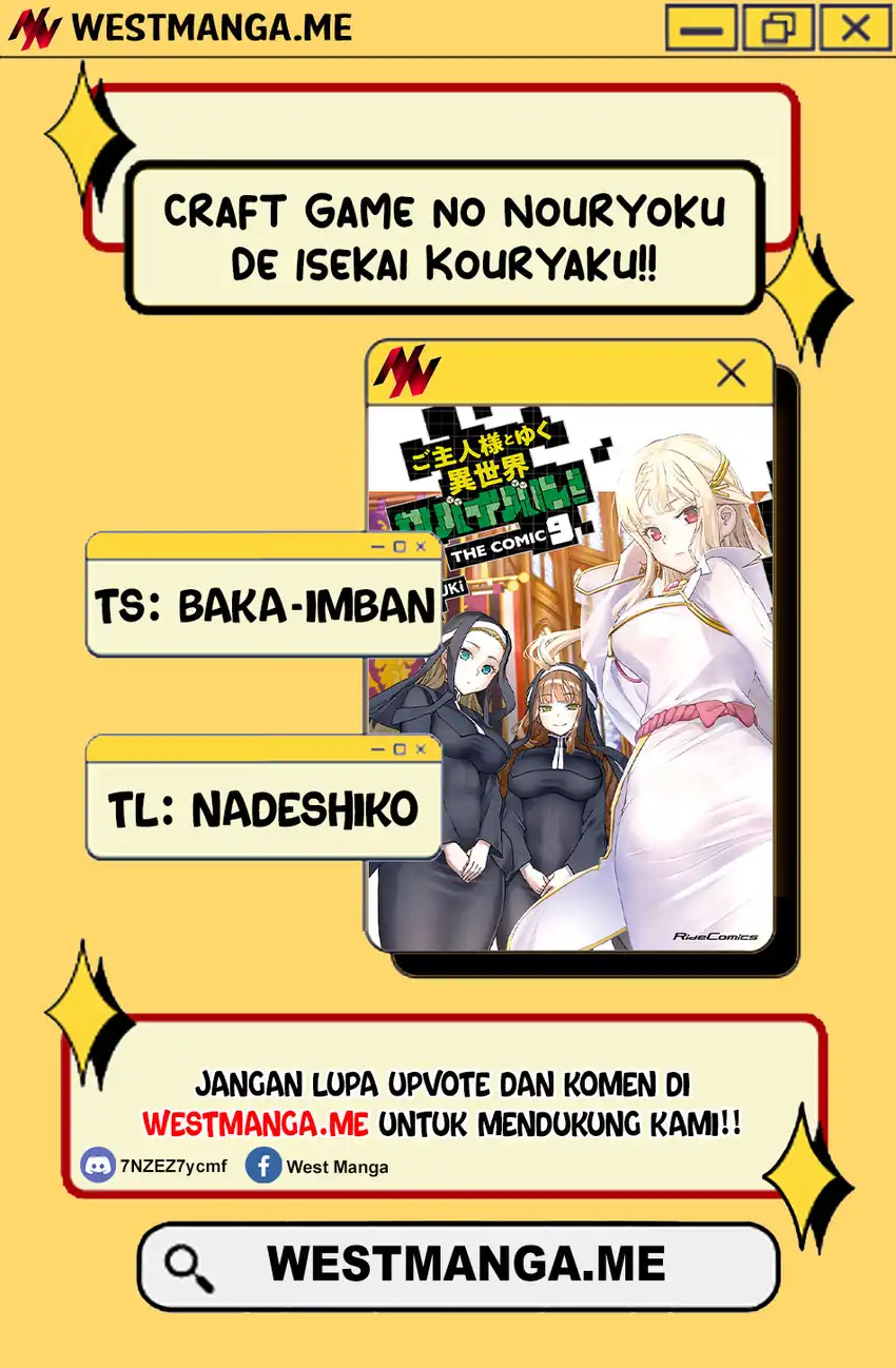 Baca Craft Game no Nouryoku de Isekai Kouryaku!! - Chapter 57 halaman 2