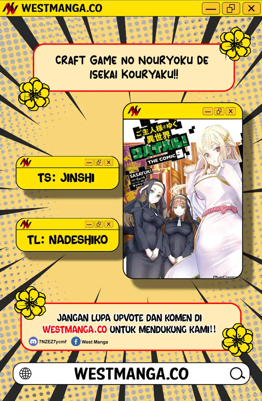 Baca Craft Game no Nouryoku de Isekai Kouryaku!! - Chapter 59 halaman 2