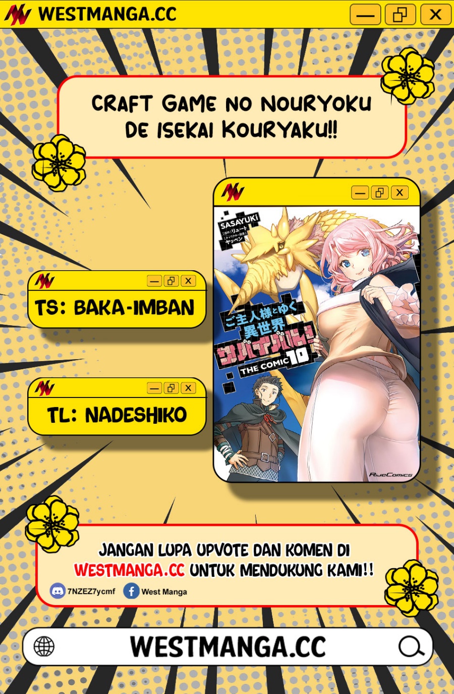 Baca Craft Game no Nouryoku de Isekai Kouryaku!! - Chapter 60 halaman 2