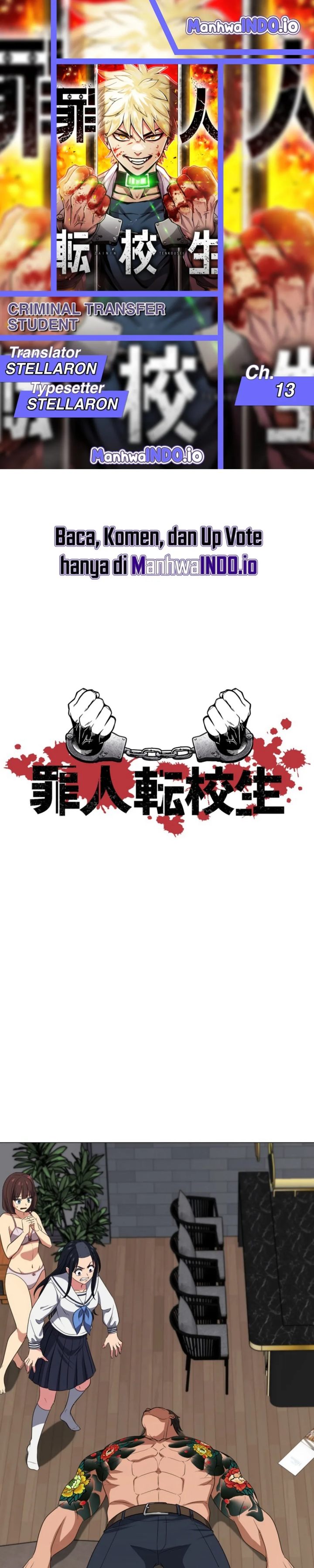 Baca Criminal Transfer Student - Chapter 13 halaman 1