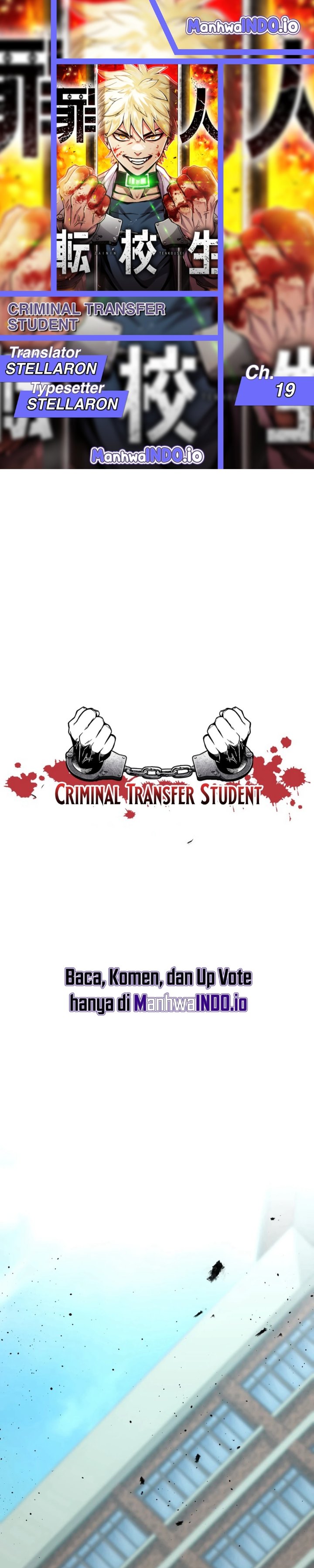Baca Criminal Transfer Student - Chapter 19 halaman 1