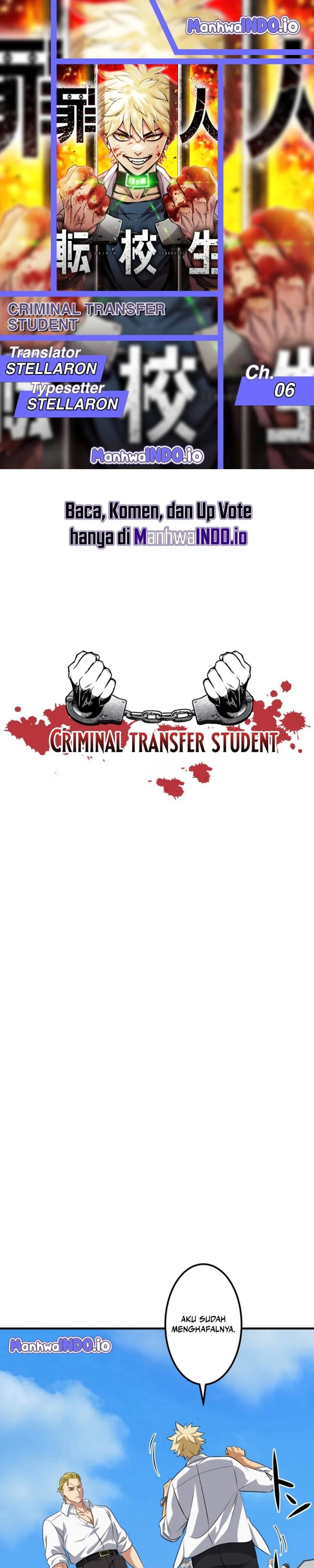 Baca Criminal Transfer Student - Chapter 6 halaman 1