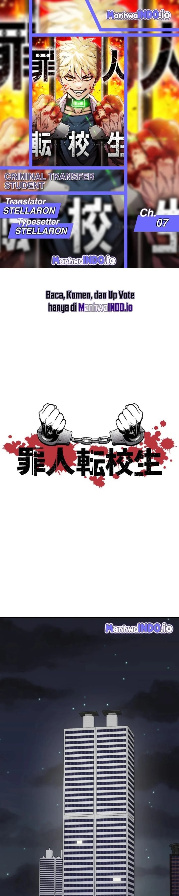 Baca Criminal Transfer Student - Chapter 7 halaman 1
