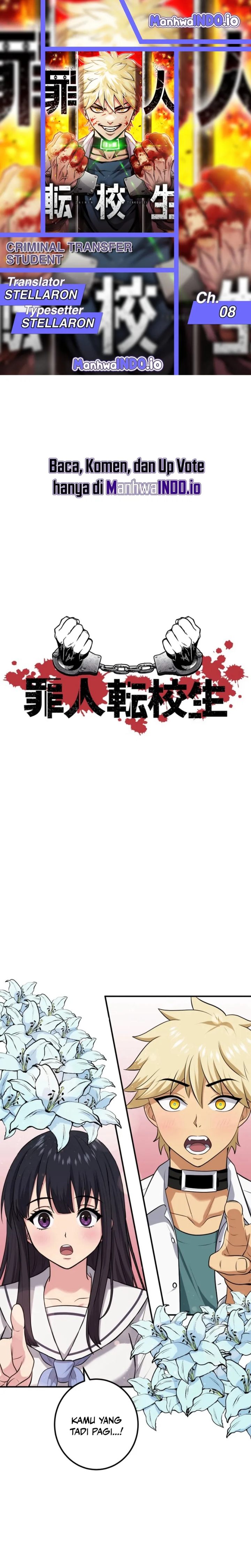 Baca Criminal Transfer Student - Chapter 8 halaman 1