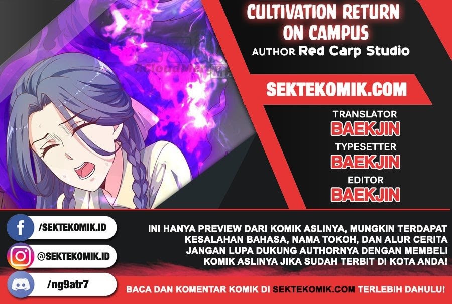 Baca Cultivation Return on Campus - Chapter 160 halaman 1