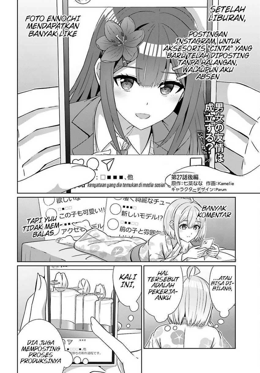 Baca Danjo no Yuujou wa Seiritsu Suru? (Iya, Shinai!!) - Chapter 27 halaman 13