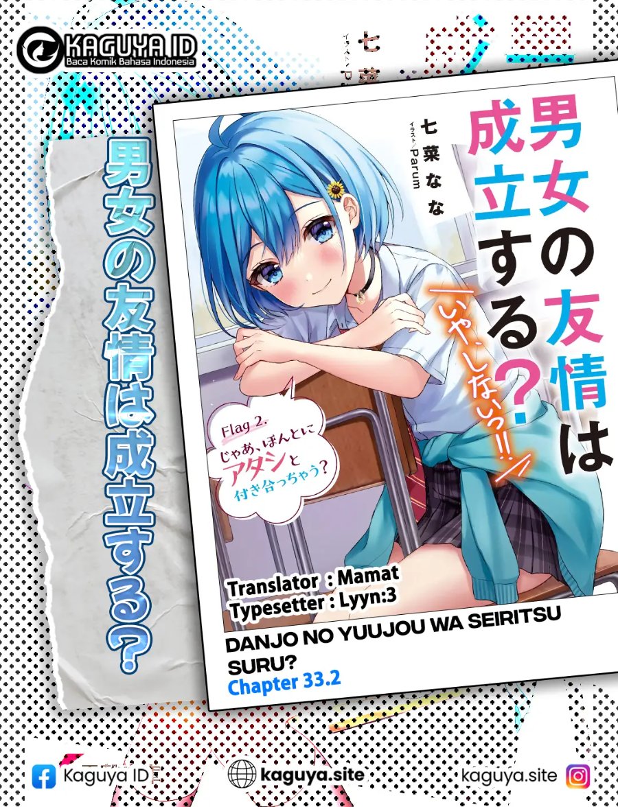 Baca Danjo no Yuujou wa Seiritsu Suru? (Iya, Shinai!!) - Chapter 33.2 halaman 2