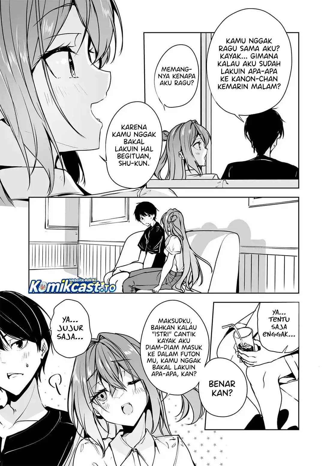 Danshi dato Omotteita Osananajimi to no Shinkon Seikatsu ga Umakuiki sugiru Kudan ni Tsuite Chapter 20 - Page 22