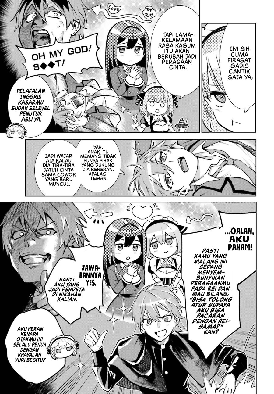 Baca Danshi Kinsei Game Sekai de Ore ga Yarubeki Yuiitsu no Koto – Yuri no Ma ni Hasamaru Otoko to Shite Tensei shite shimaimashita - Chapter 14 halaman 4