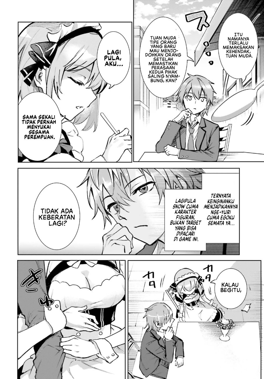 Baca Danshi Kinsei Game Sekai de Ore ga Yarubeki Yuiitsu no Koto – Yuri no Ma ni Hasamaru Otoko to Shite Tensei shite shimaimashita - Chapter 14 halaman 7