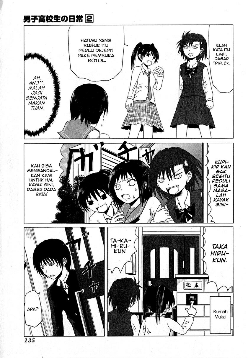 Baca Danshi Koukousei no Nichijou - Chapter 15.3 halaman 6