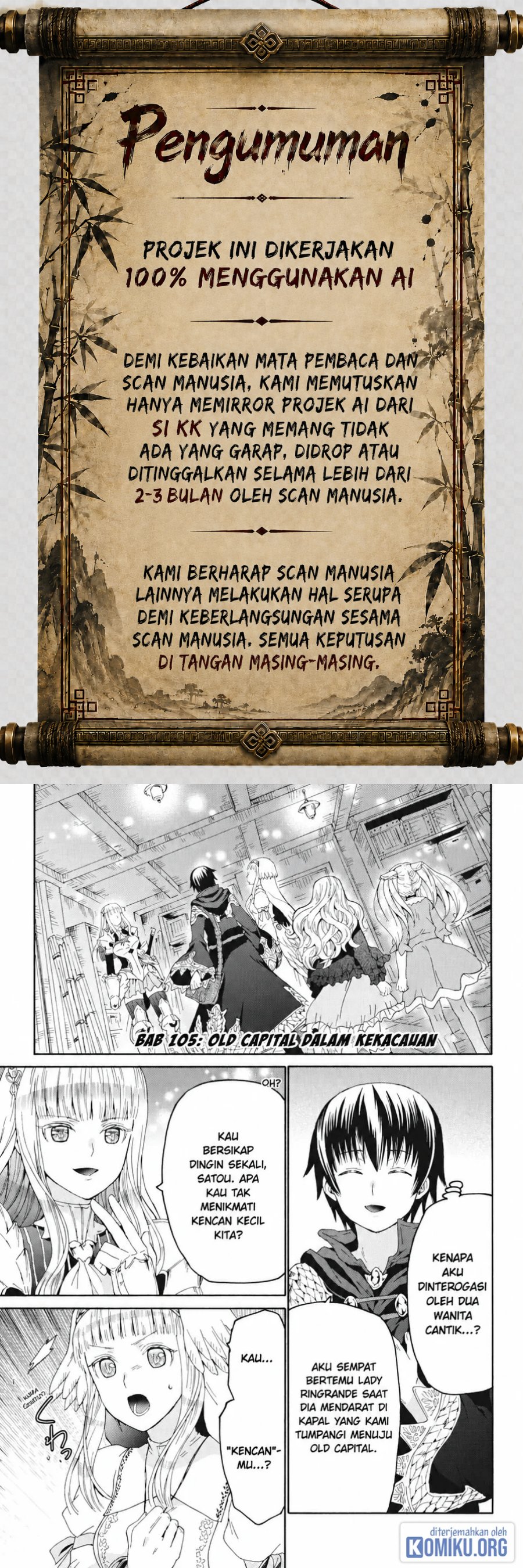 Death March kara Hajimaru Isekai Kyousoukyoku Chapter 105 - Page 1