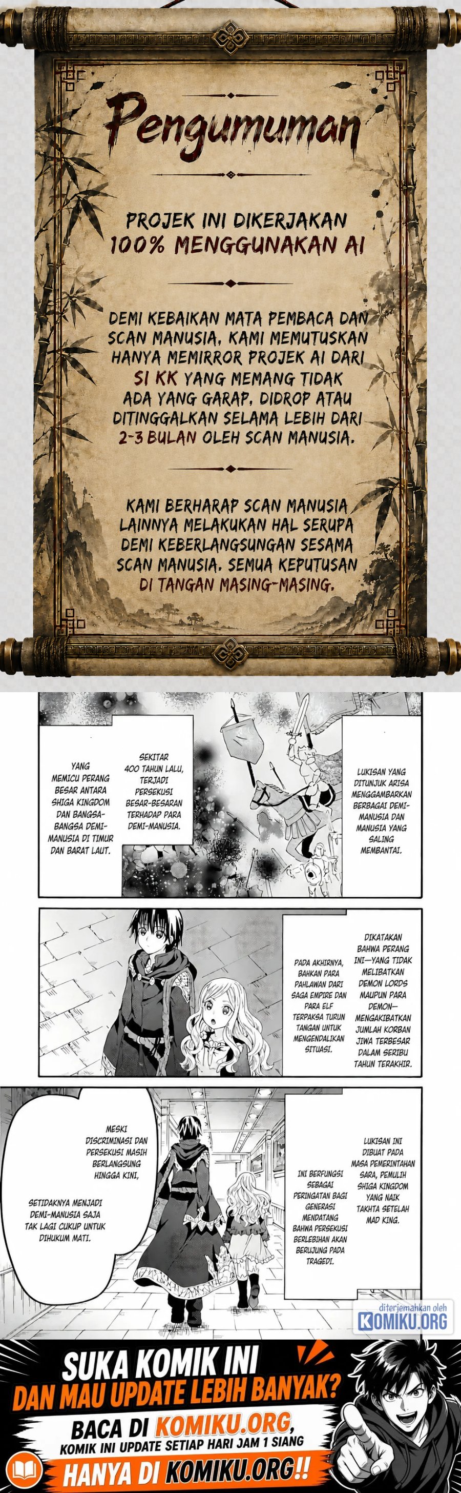 Death March kara Hajimaru Isekai Kyousoukyoku Chapter 108 - Page 1