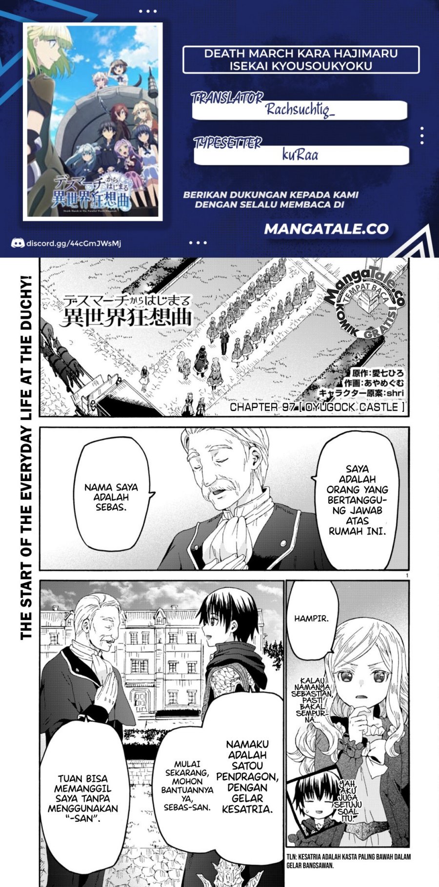 Baca Death March kara Hajimaru Isekai Kyousoukyoku - Chapter 97 halaman 1
