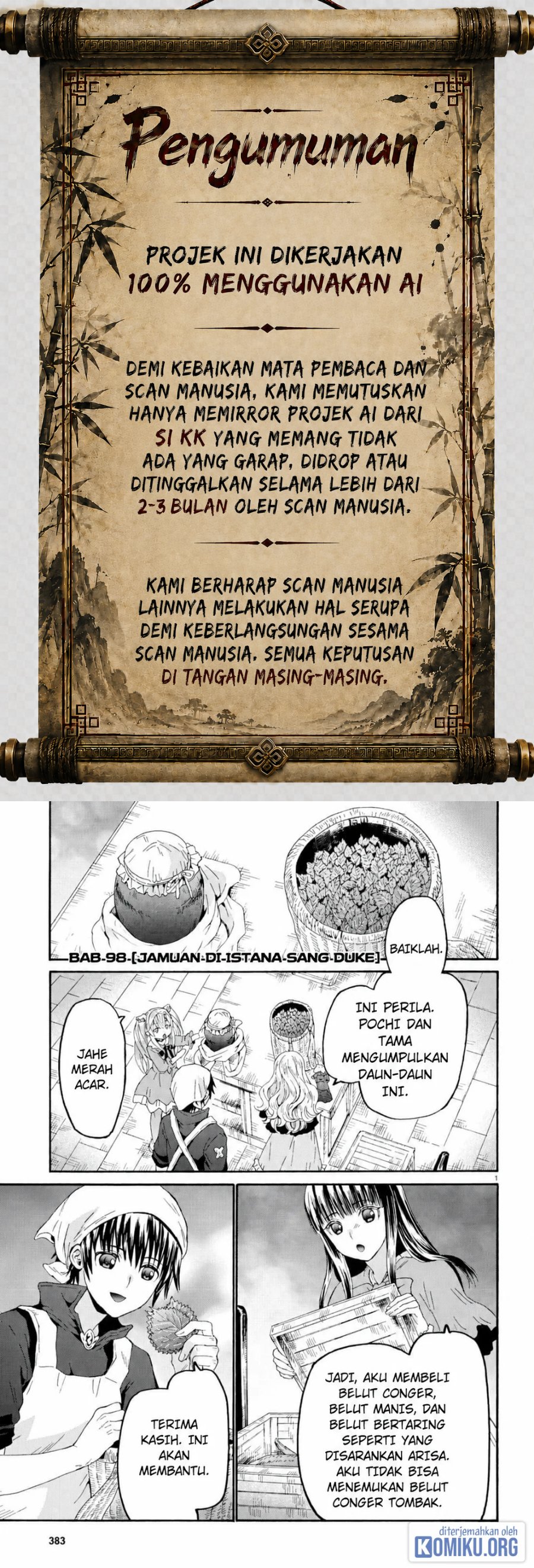 Death March kara Hajimaru Isekai Kyousoukyoku Chapter 98 - Page 1