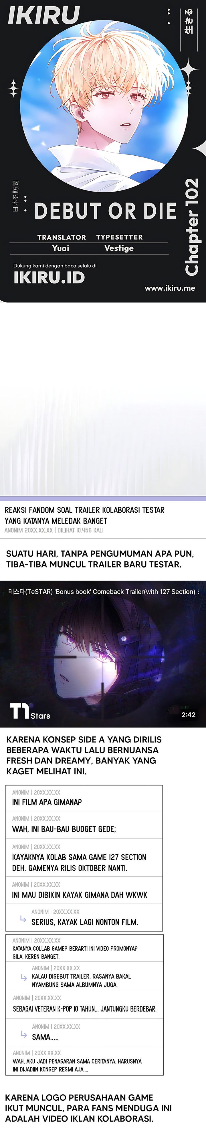 Baca Debut or Die - Chapter 102 halaman 1
