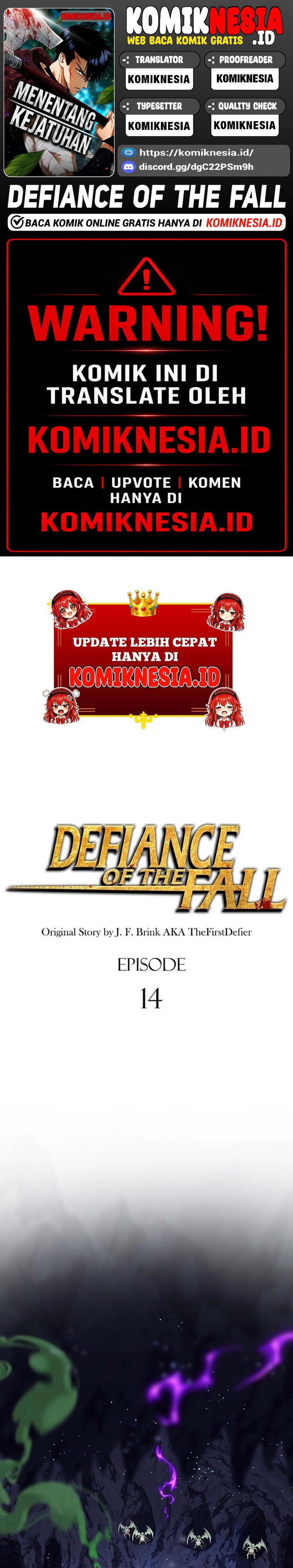 Baca Defiance Of The Fall - Chapter 14 halaman 1