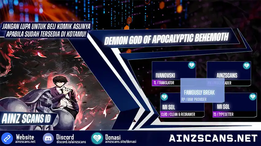 Baca Demon God of Apocalyptic Behemoth - Chapter 74 halaman 1