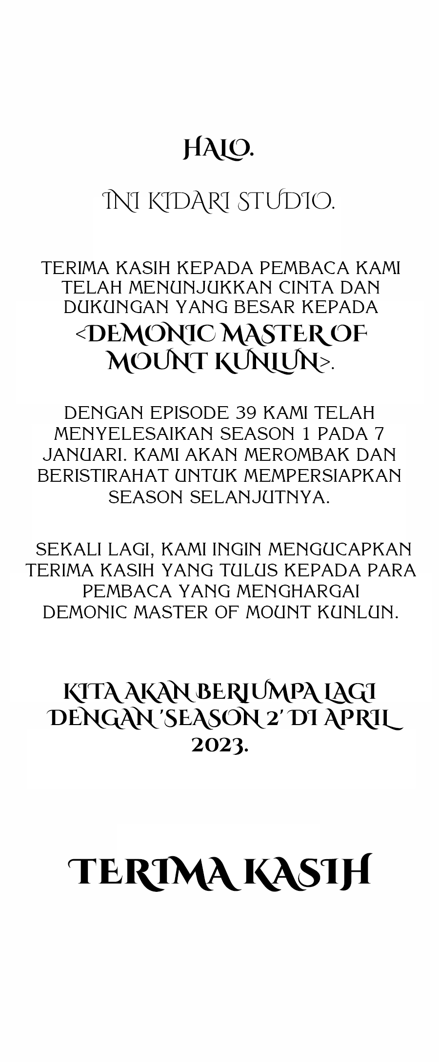 Baca Demonic Master of Mount Kunlun - Chapter 39.5 halaman 1