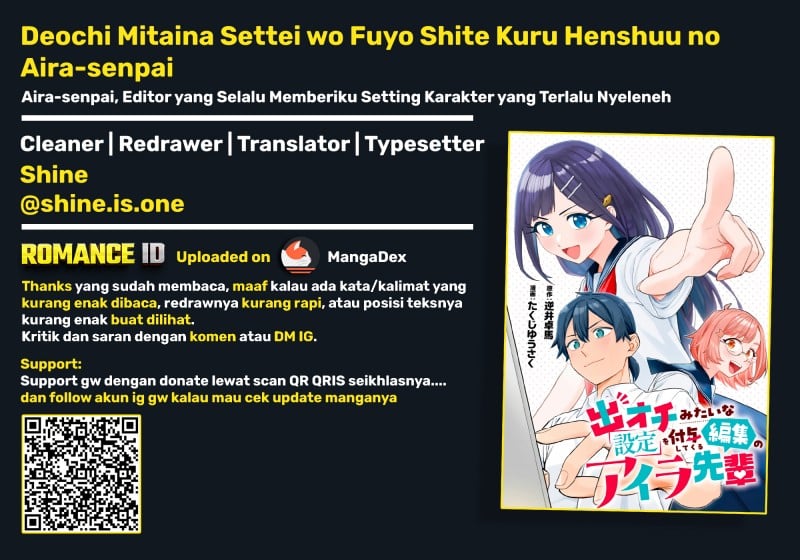 Baca Deochi Mitaina Settei wo Fuyo Shite Kuru Henshuu no Aira-senpai - Chapter 1 halaman 39