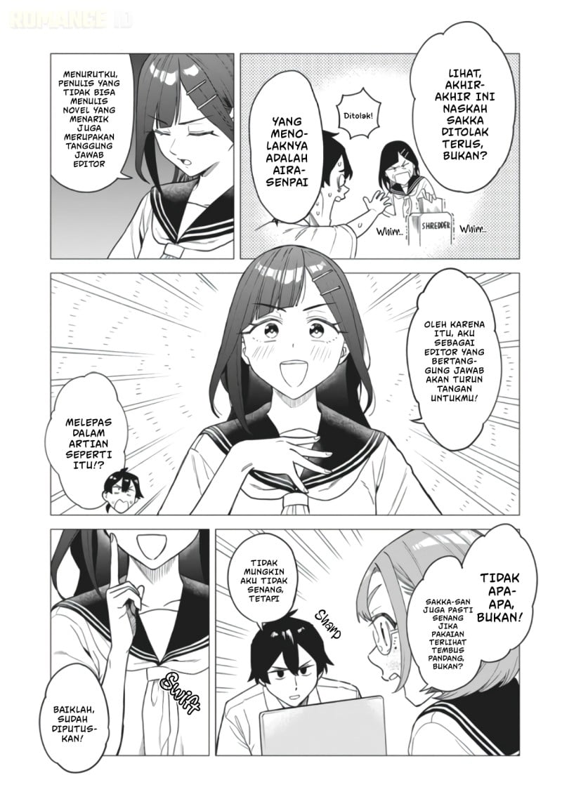 Baca Deochi Mitaina Settei wo Fuyo Shite Kuru Henshuu no Aira-senpai - Chapter 1 halaman 6