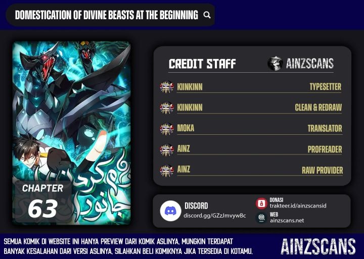 Baca Domestication of Divine Beasts at the Beginning - Chapter 63 halaman 1