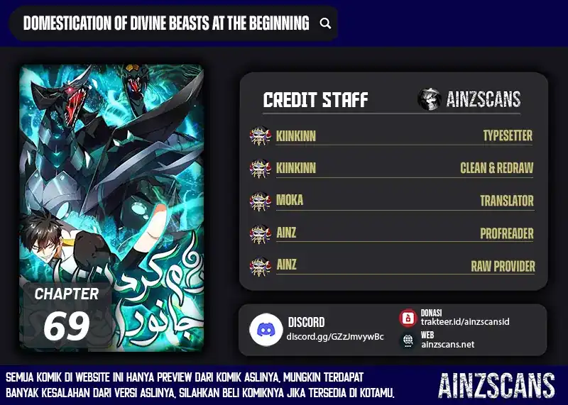 Baca Domestication of Divine Beasts at the Beginning - Chapter 69 halaman 1