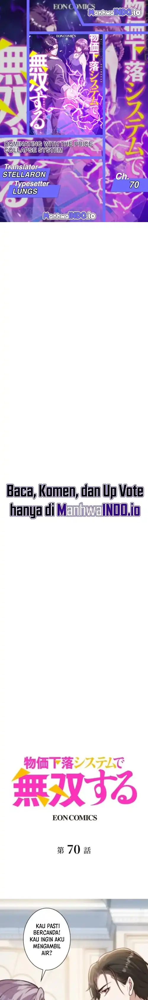 Baca Dominating with the Price Collapse System - Chapter 70 halaman 1