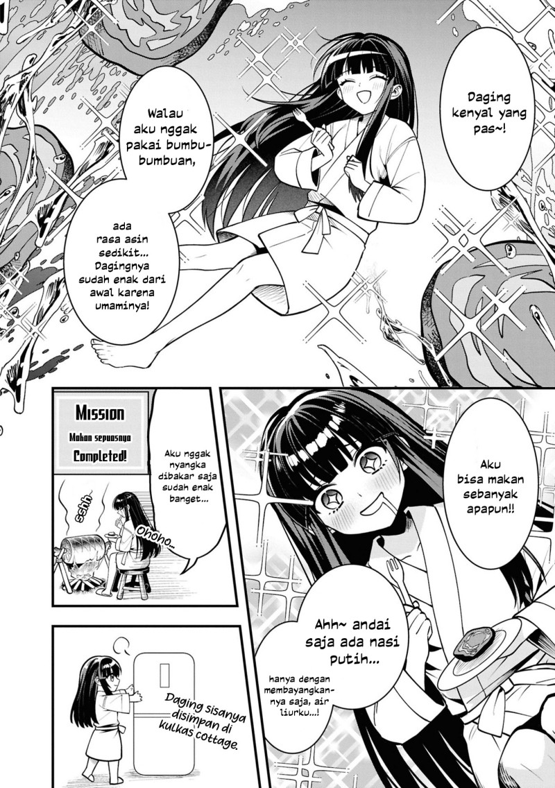 Baca Doumo, Butsuyoku no Seijo desu: Musou Skill "Clear Houshuu" de Seidai ni Kanchigai Saremashita - Chapter 4 halaman 13