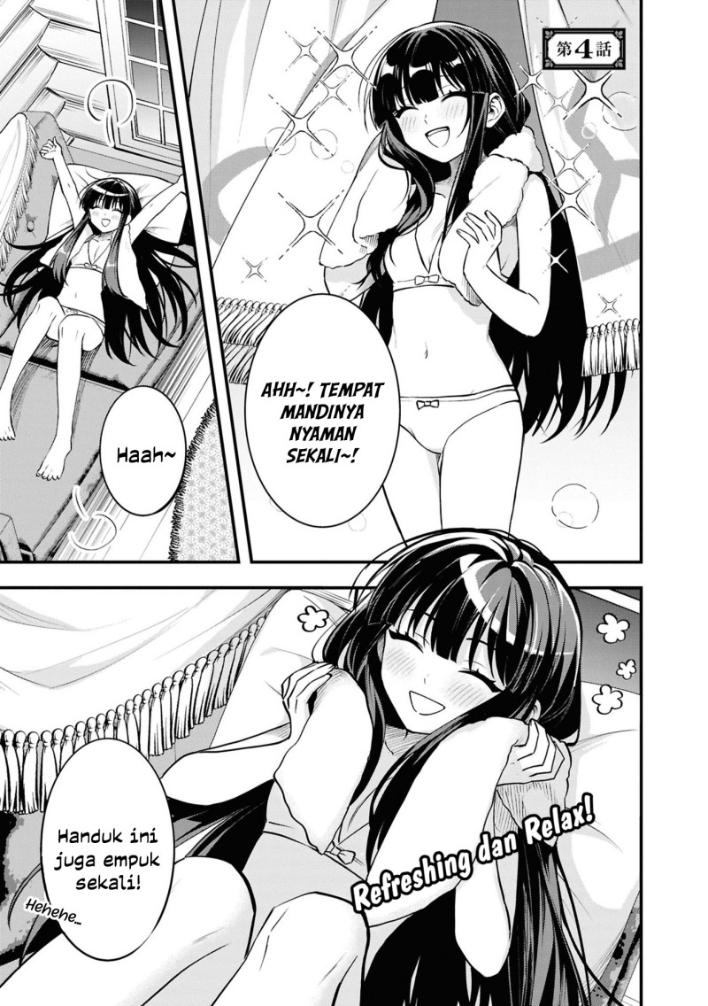 Baca Doumo, Butsuyoku no Seijo desu: Musou Skill "Clear Houshuu" de Seidai ni Kanchigai Saremashita - Chapter 4 halaman 2