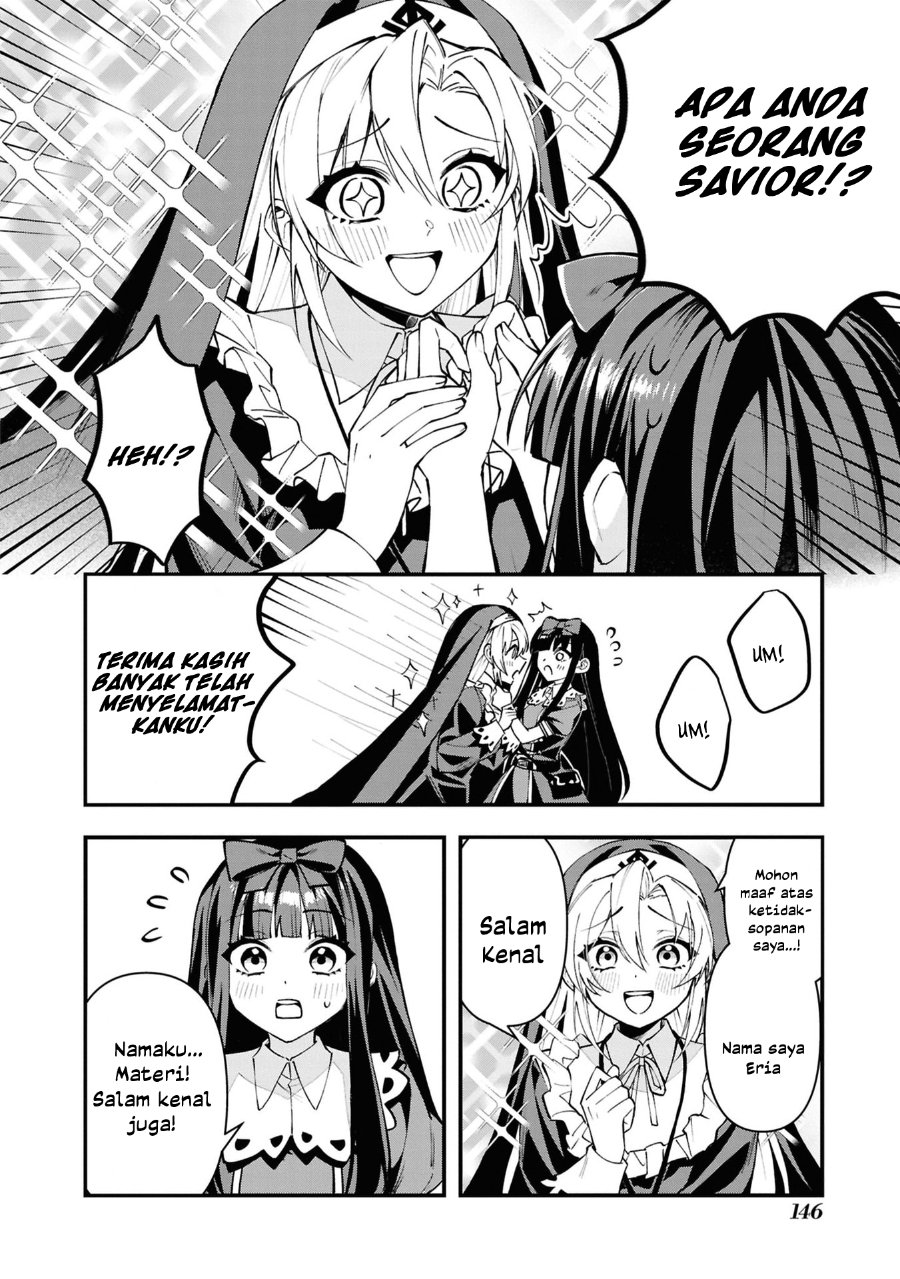 Baca Doumo, Butsuyoku no Seijo desu: Musou Skill "Clear Houshuu" de Seidai ni Kanchigai Saremashita - Chapter 5 halaman 13