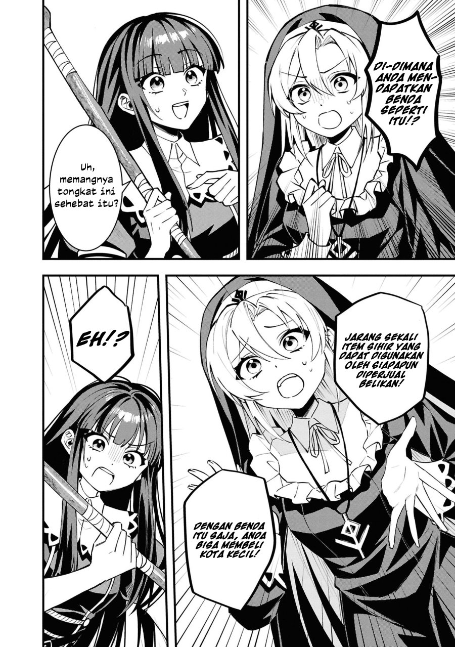 Baca Doumo, Butsuyoku no Seijo desu: Musou Skill "Clear Houshuu" de Seidai ni Kanchigai Saremashita - Chapter 5 halaman 23