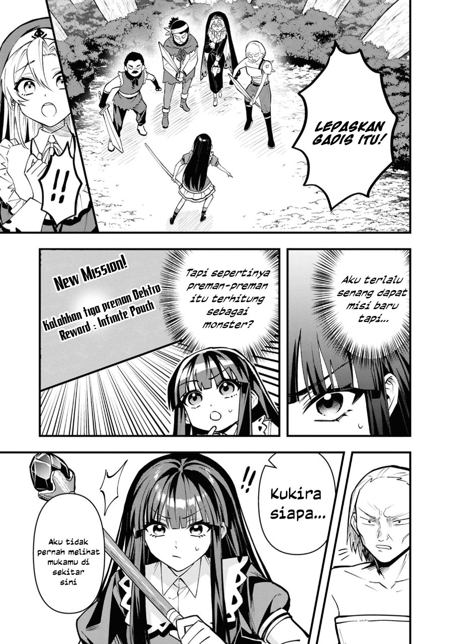 Baca Doumo, Butsuyoku no Seijo desu: Musou Skill "Clear Houshuu" de Seidai ni Kanchigai Saremashita - Chapter 5 halaman 4