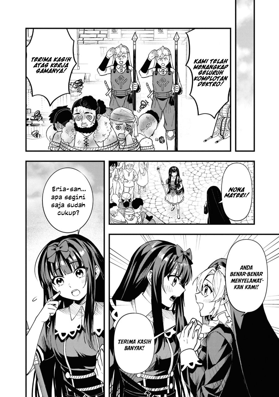 Baca Doumo, Butsuyoku no Seijo desu: Musou Skill "Clear Houshuu" de Seidai ni Kanchigai Saremashita - Chapter 6 halaman 26
