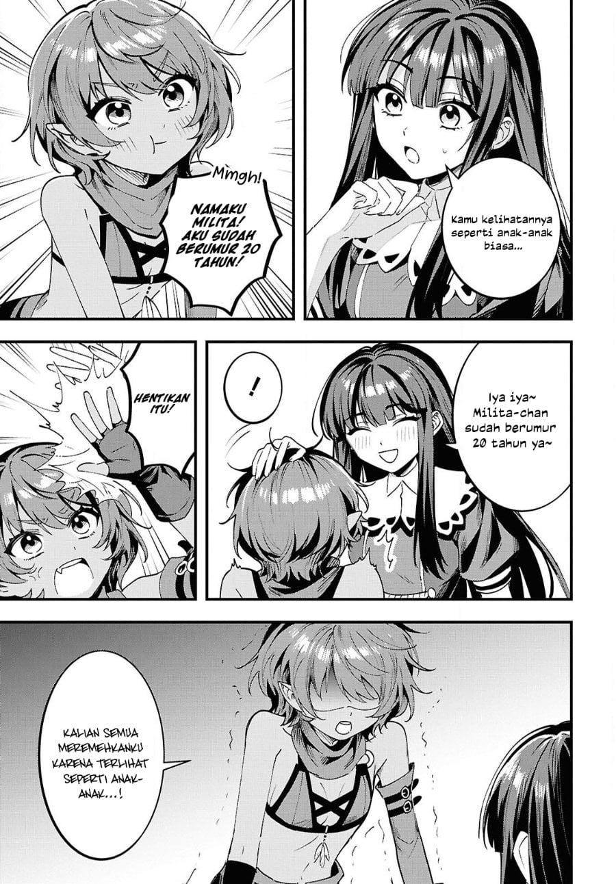 Baca Doumo, Butsuyoku no Seijo desu: Musou Skill "Clear Houshuu" de Seidai ni Kanchigai Saremashita - Chapter 7 halaman 23