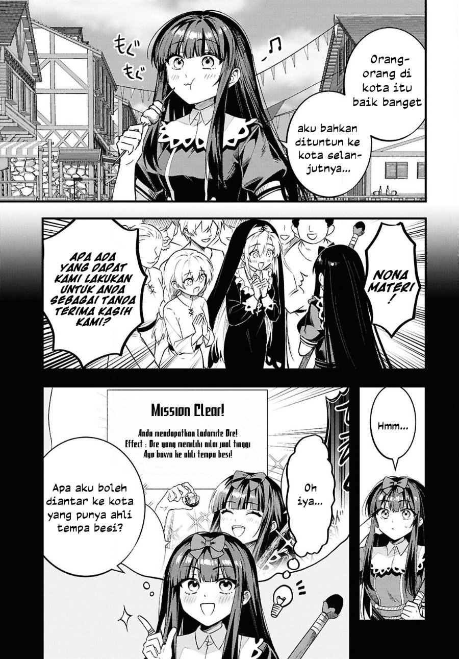 Baca Doumo, Butsuyoku no Seijo desu: Musou Skill "Clear Houshuu" de Seidai ni Kanchigai Saremashita - Chapter 7 halaman 7
