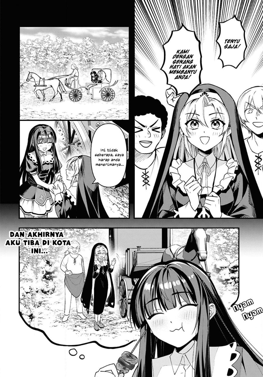 Baca Doumo, Butsuyoku no Seijo desu: Musou Skill "Clear Houshuu" de Seidai ni Kanchigai Saremashita - Chapter 7 halaman 8