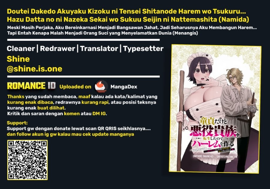 Baca Doutei Dakedo Akuyaku Kizoku ni Tensei Shitanode Harem wo Tsukuru... Hazu Datta no ni Nazeka Sekai wo Sukuu Seijin ni Nattemashita (Namida) - Chapter 1 halaman 31