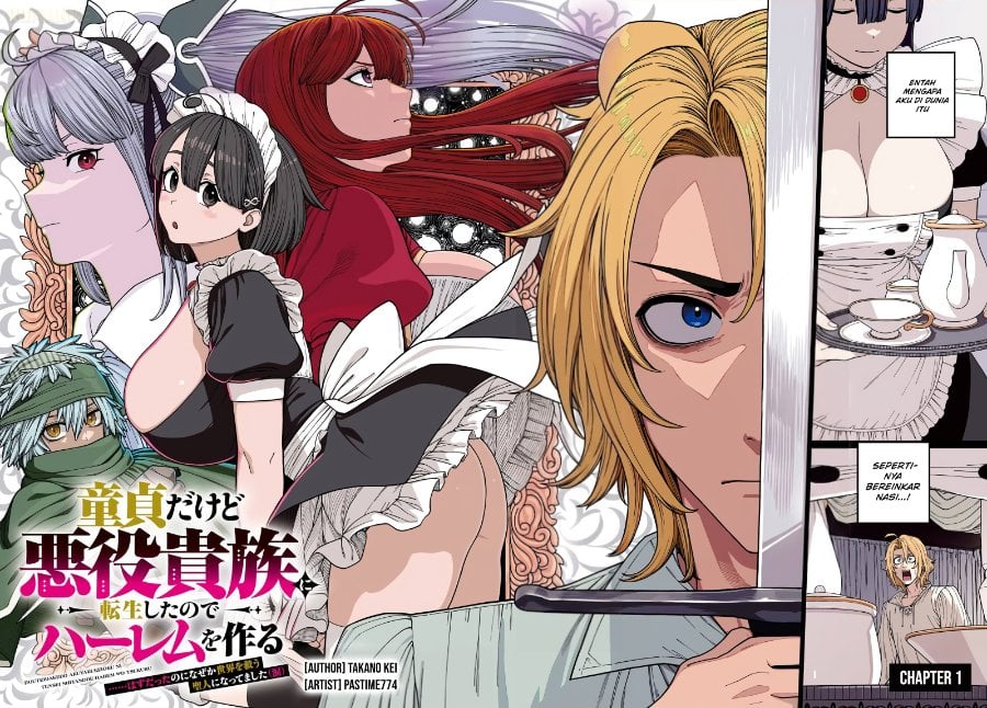 Baca Doutei Dakedo Akuyaku Kizoku ni Tensei Shitanode Harem wo Tsukuru... Hazu Datta no ni Nazeka Sekai wo Sukuu Seijin ni Nattemashita (Namida) - Chapter 1 halaman 5