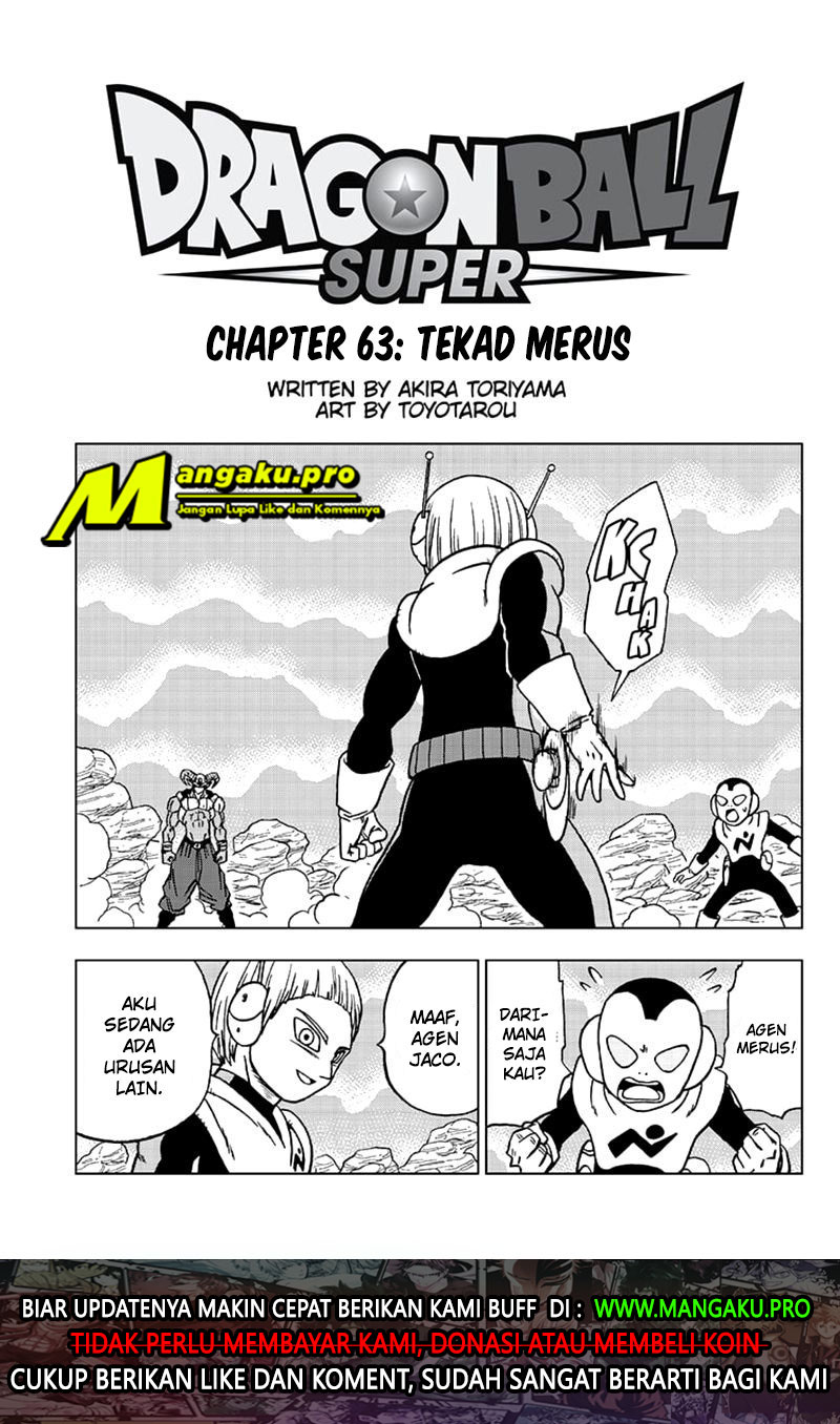 Baca Dragon Ball Super - Chapter 63.1 halaman 2