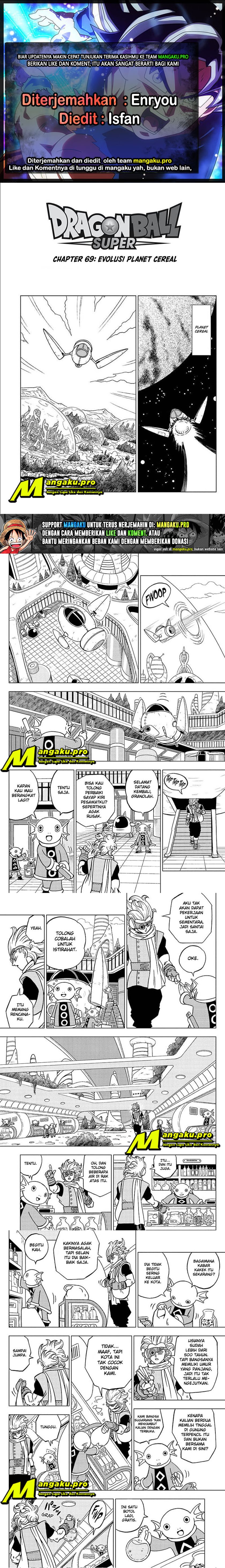 Baca Dragon Ball Super - Chapter 69.1 halaman 1