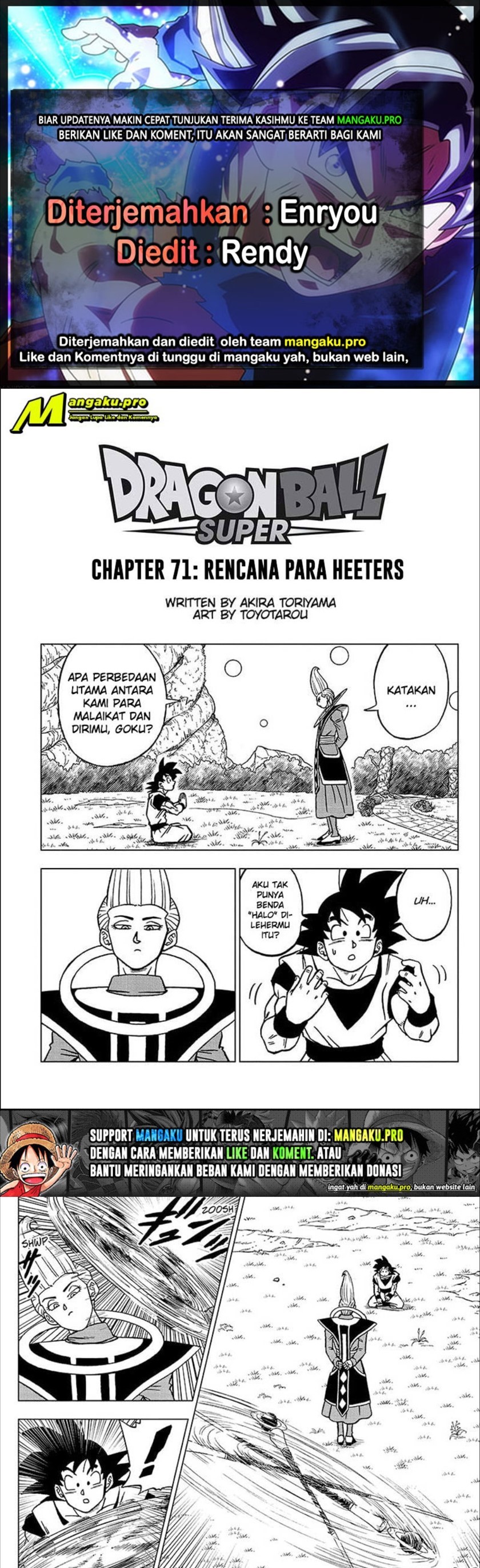 Baca Dragon Ball Super - Chapter 71.1 halaman 1