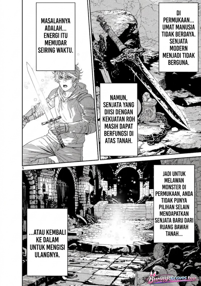 Baca Dungeon de Tatakai Tsudzukette 20-nen no Doutei Yuusha, Chijou ni Modottara Danjouhi 1:1000 no Sekai Datta - Chapter 4.1 halaman 4