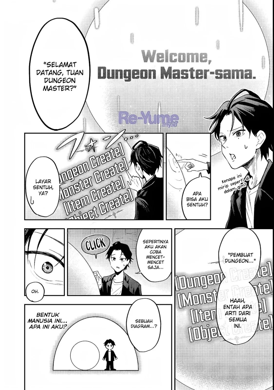 Baca Dungeon Master Madarame: Playing by the Rules Wasn’t Going to Work, so I Decided to Build a Casino - Chapter 1 halaman 6