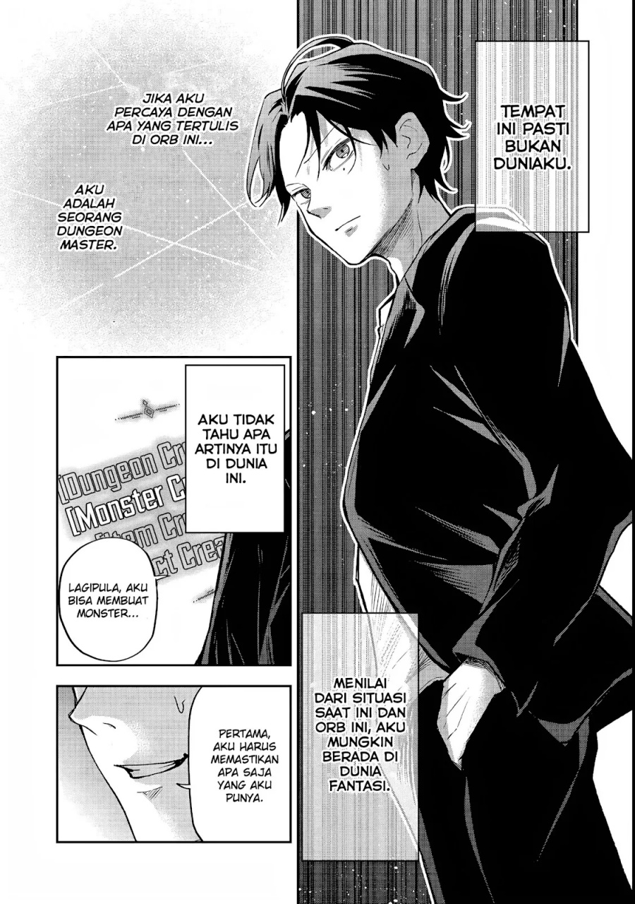 Baca Dungeon Master Madarame: Playing by the Rules Wasn’t Going to Work, so I Decided to Build a Casino - Chapter 1 halaman 9