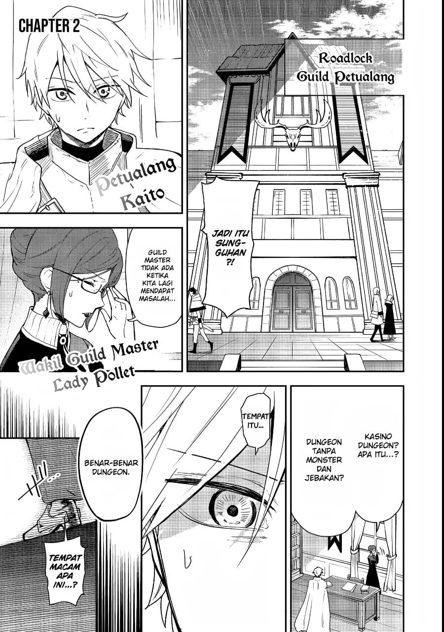 Baca Dungeon Master Madarame: Playing by the Rules Wasn’t Going to Work, so I Decided to Build a Casino - Chapter 2 halaman 2