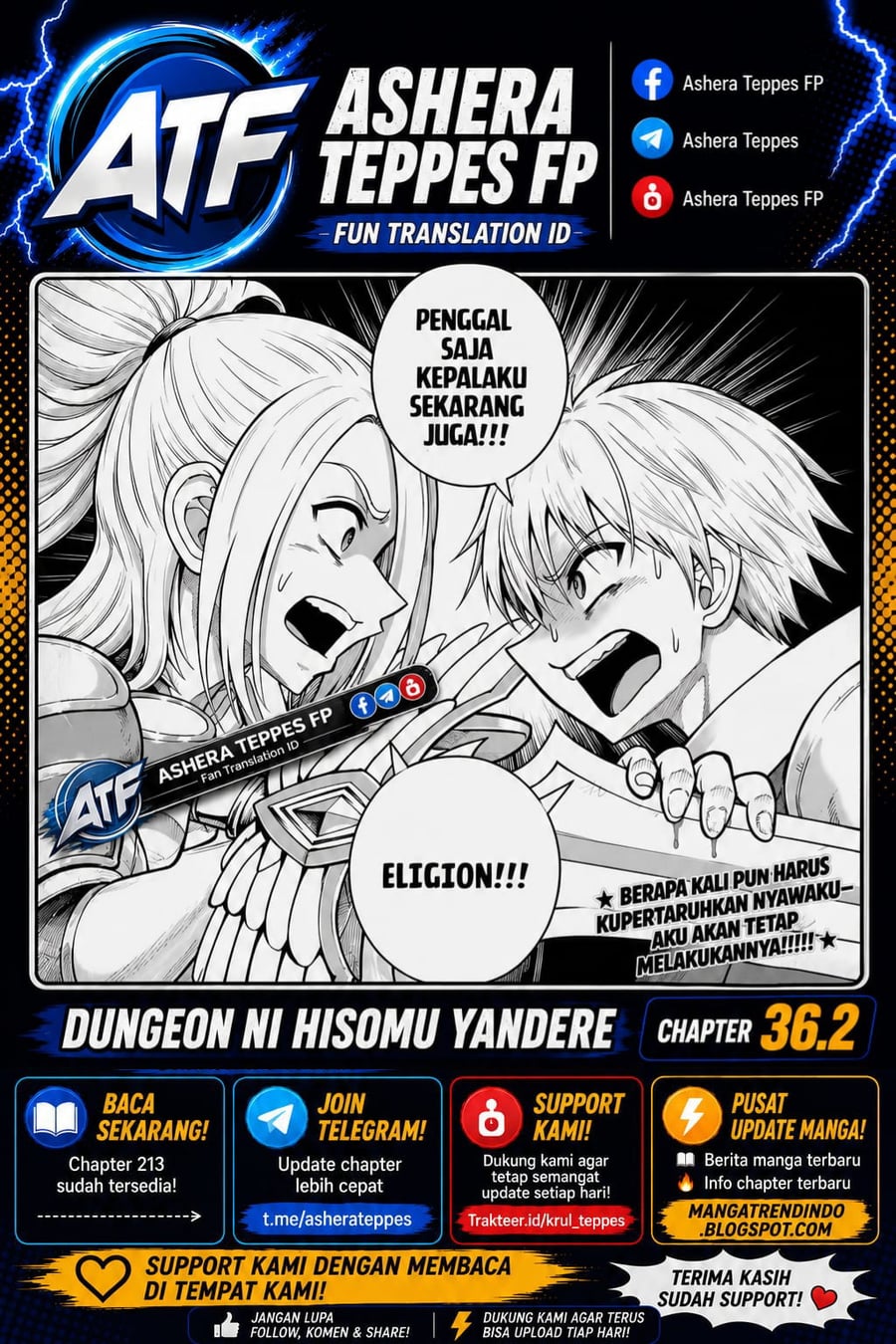 Dungeon ni Hisomu Yandere na Kanojo ni Ore wa Nando mo Korosareru Chapter 36.2 - Page 1