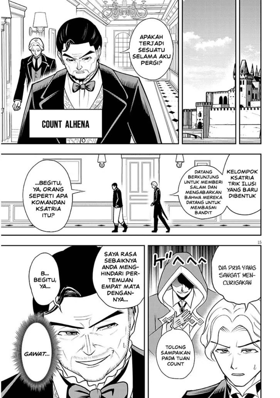 Halaman 15 dari Eiyuu Onna Kishi ni Yuunou to Bareta Ore no Bijin Harem Kishidan – Gaikaku Hikume no Kijutsu Kishidan Chapter 15