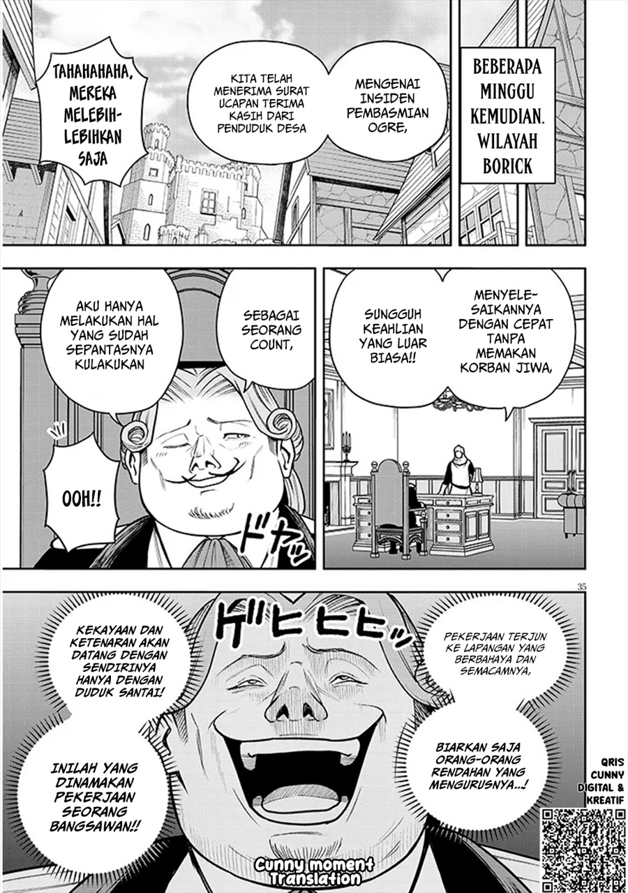 Baca Eiyuu Onna Kishi ni Yuunou to Bareta Ore no Bijin Harem Kishidan - Gaikaku Hikume no Kijutsu Kishidan - Chapter 4 halaman 35