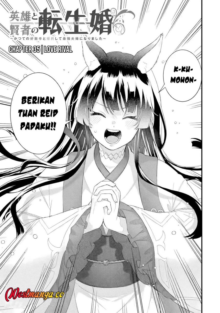 Baca Eiyuu to Kenja no Tensei Kon - Chapter 35 halaman 4